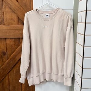 NIKE PHOENIX FLEECE OVERSIZED CREW-NECK SWEATSHIRT - WOMEN'S